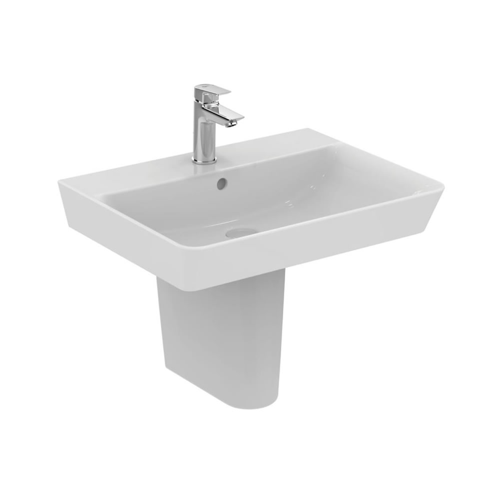 Cutout image of Ideal Standard Connect Air 600mm Semi-Pedestal Basin